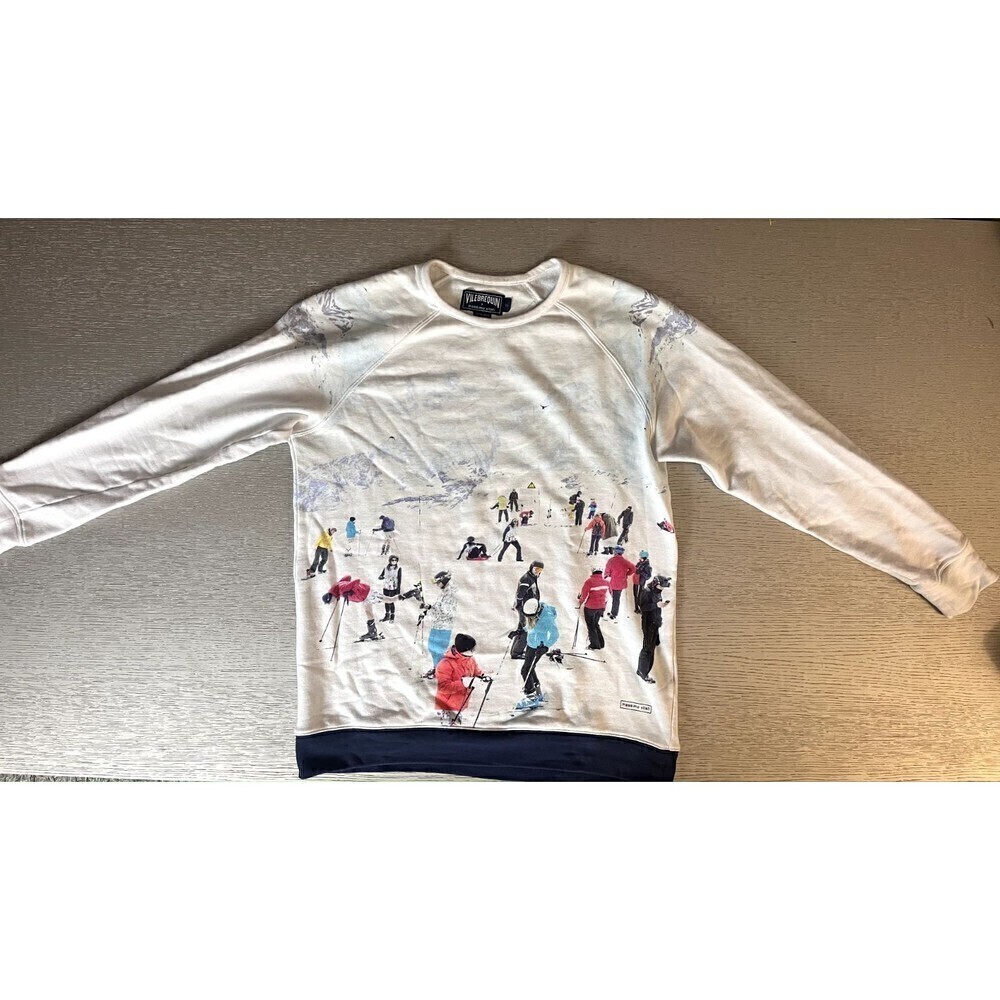 Vilbrequin x Massimo Vitali Ski Men's Cotton Sweatshirt Ltd Ed 031/299 Size M